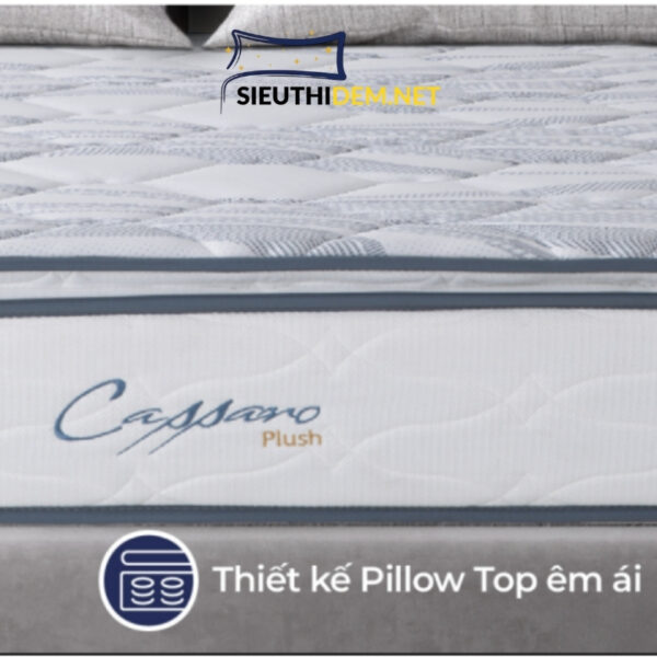 ĐỆM LÒ XO LIÊN Á CASSARO PLUSH - Ảnh 2