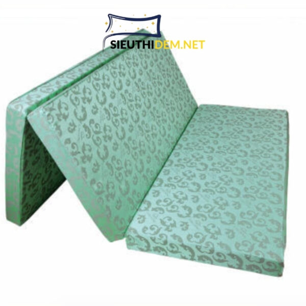Đệm bông ép tinh khiết vỏ gấm Sông Hồng - Ảnh 2