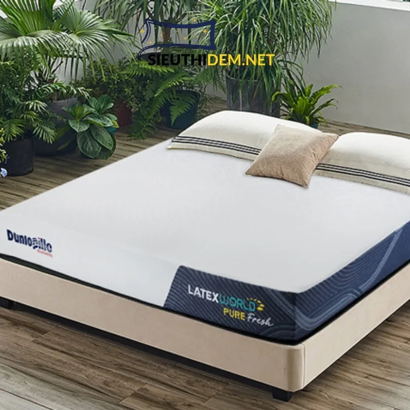 Đệm cao su Dunlopillo Latex World Pure Fresh