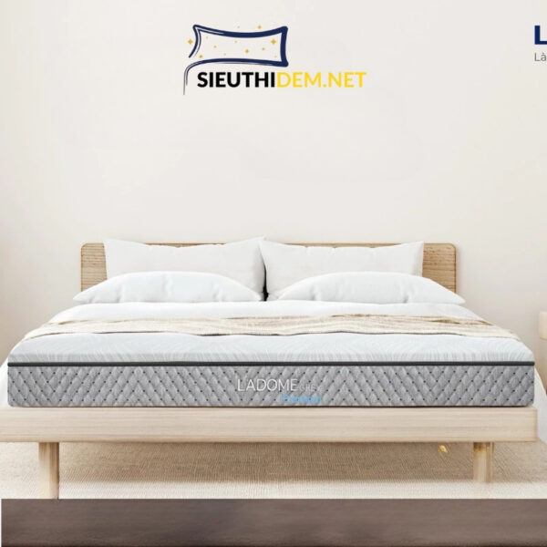 Đệm cao su Liên Á than hoạt tính Ladome Grey Premium