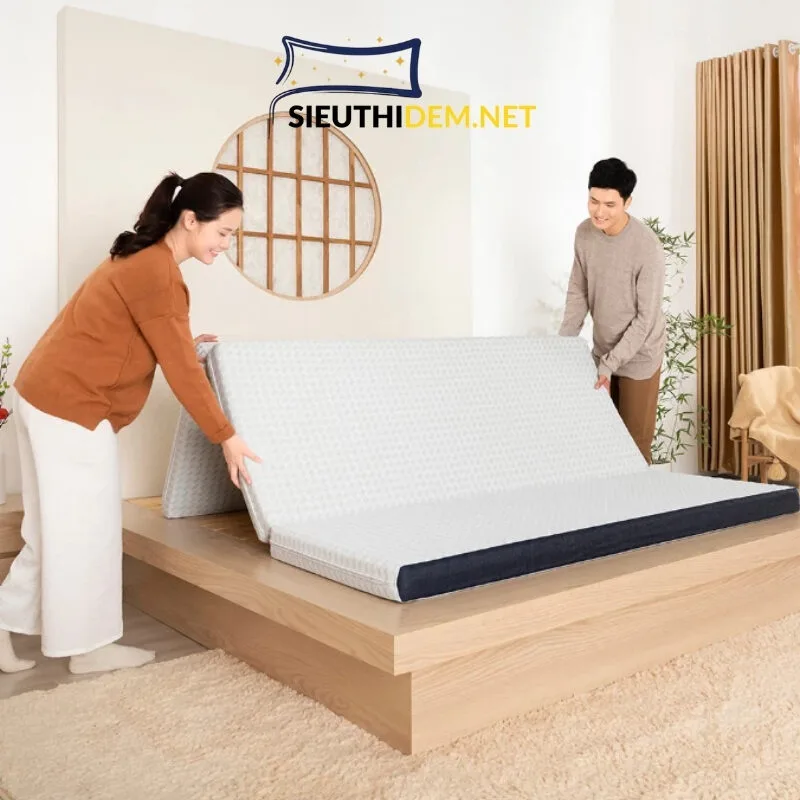 Đệm foam Nhật Bản Inoac Oyasumi premium Massage 3M