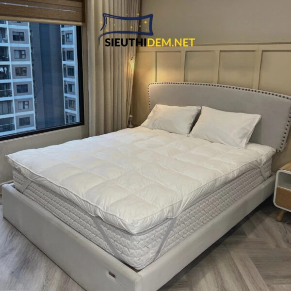 Đệm tăng tiện nghi Topper Microfiber giả lông vũ