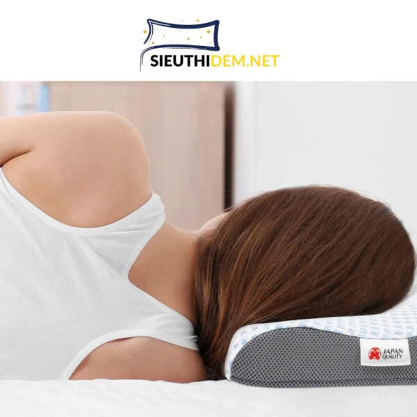 Gối foam Nhật Bản Inoac Oyasumi Seika - Ảnh 3